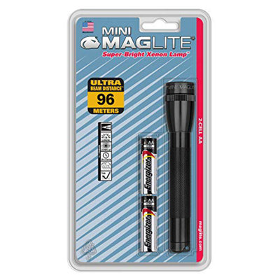 Image of Maglite Mini Light Bulb 2 Aa Torch Black