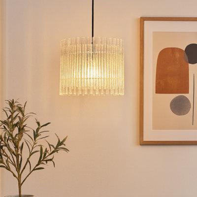 Pagazzi Lighting Pagazzi Savona Chrome Easy-Fit Pendant from B&Q