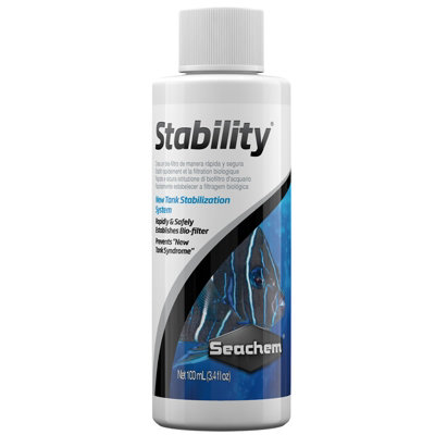 Seachem Stability Establish Biofilter Bacteria Water Safe Aquarium Fish Tank 100Ml from B&Q