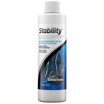 Seachem Stability Establish Biofilter Bacteria Water Safe Aquarium Fish Tank 250Ml from B&Q