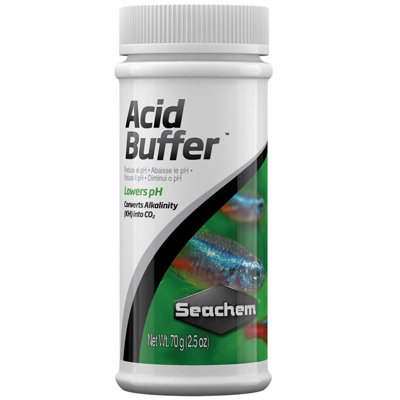 Seachem Acid Buffer No Phosphate Lowers Ph Alkaline Planted Aquarium 70G from B&Q
