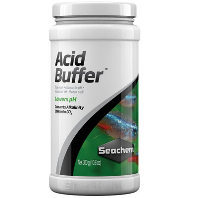Seachem Acid Buffer No Phosphate Lowers Ph Alkaline Planted Aquarium 300G from B&Q