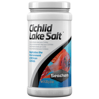 Seachem Cichlid Lake Salt 250G Essential Elements Aquarium Fish Tank from B&Q