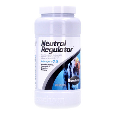 Seachem Neutral Regulator Ph 7.0 From High/low Acid Alkali Aquarium Fish Tank 500G from B&Q