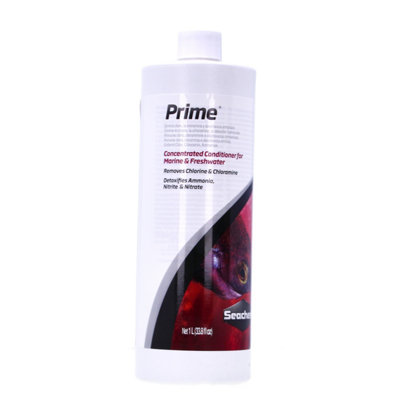 Seachem Prime Dechlorinator Ammonia Nitrite Nitrate Remover 1L from B&Q