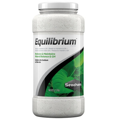 Seachem Equilibrium Re Mineral Balance Gh No Sodium Chloride Aquarium Fish Tank 600G from B&Q