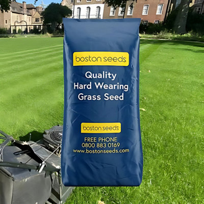Boston Seeds Bs Quality Hard Wearing Lawn Seed (1 X 5Kg) from B&Q