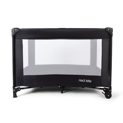 Image of Red Kite Black Sleep Tight Travel Cot