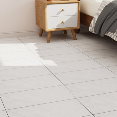 Garden Sanctuary Marble Stone Effect Self Adhesive Pvc Flooring Tiles 28Pcs/pack 30Cm X 60Cm from B&Q