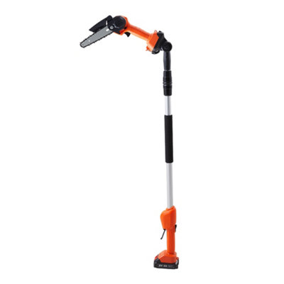 Garden Sanctuary 2-In-1 Cordless Pole Saw & Handheld Chainsaw For High Branches & Gardening 500W from B&Q