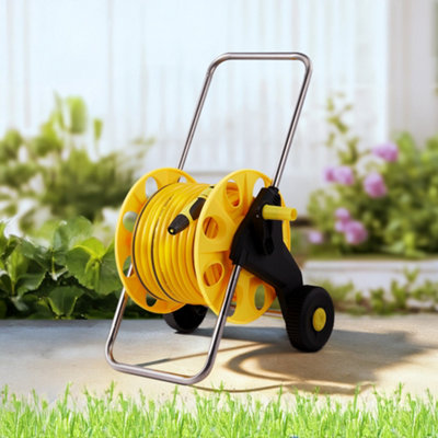 Garden Sanctuary 40M Wheeled Hose Reel Cart Set from B&Q