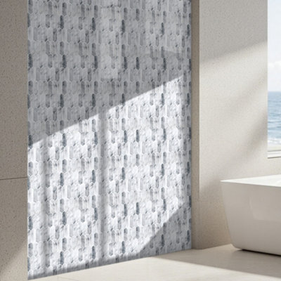 Garden Sanctuary 10Pcs Pet & Pu Peel & Stick 3D Brick Effect Wall Tile Stickers 30.5Cm W X 30.5Cm D from B&Q