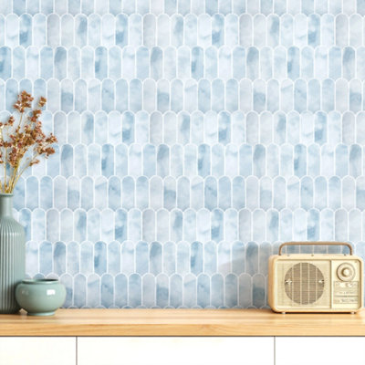 Garden Sanctuary 10Pcs Pet & Pu Peel & Stick 3D Brick Effect Wall Tile Stickers 30.5Cm W X 30.5Cm D from B&Q