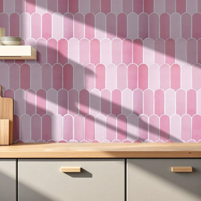 Garden Sanctuary 10Pcs Pet & Pu Peel & Stick 3D Brick Effect Wall Tile Stickers 30.5Cm W X 30.5Cm D from B&Q