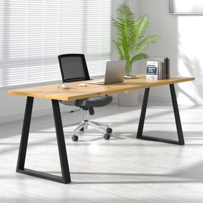 Darphe Set Of 2 Industrial Black Metal Table Legs For Home And Office70Cm L X 90Cm H from B&Q