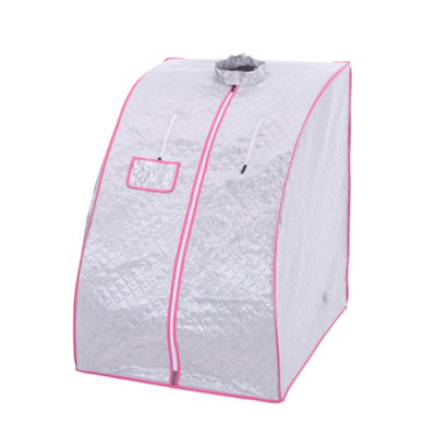 Darphe Silver Portable Sauna Steam Kit For Home Spa79Cm W X 90Cm D X 103Cm H from B&Q