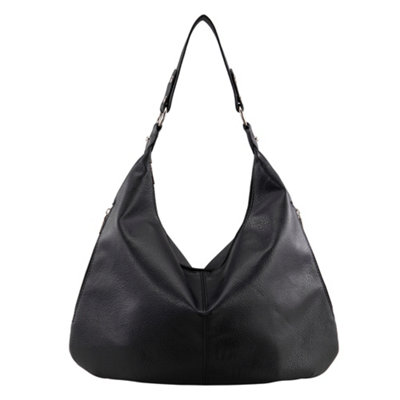 Darphe Pu Leather Shoulder Bag Handbag Black from B&Q