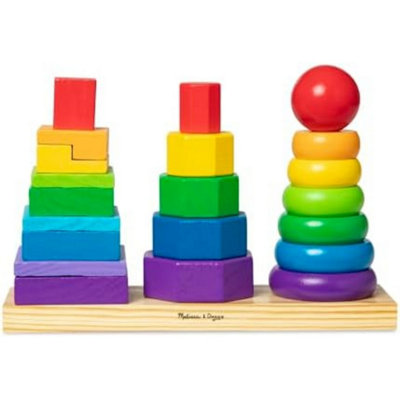 Melissa & Doug Melissa And Doug Geometric Stacker Toy
