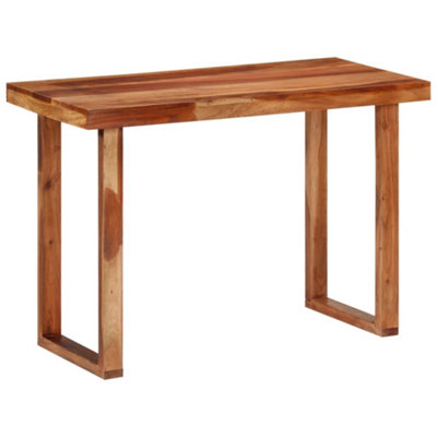 Berkfield Dining Table 110X50x76 Cm Solid Wood Acacia