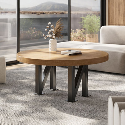Darphe Pair Of Minimalist N-Shaped Iron Table Legs With Anti-Slip Support40Cm H from B&Q