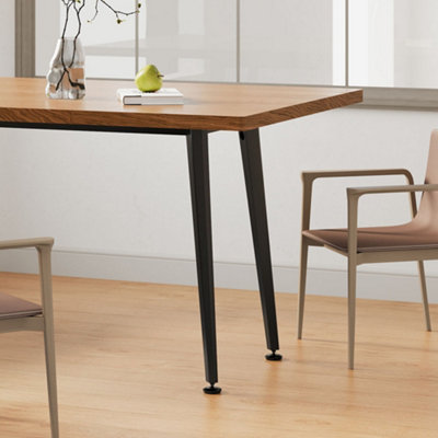 Darphe Black Iron Table And Desk Frame With Adjustable Anti-Slip Foot Pads71Cm H from B&Q