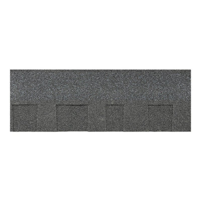 B&Q -  14-Piece Black Asphalt Roof SheetsBitumen Shed Roofing Tiles