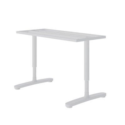 Garden Sanctuary White Adjustable Height Table Legs With Table Underframe from B&Q