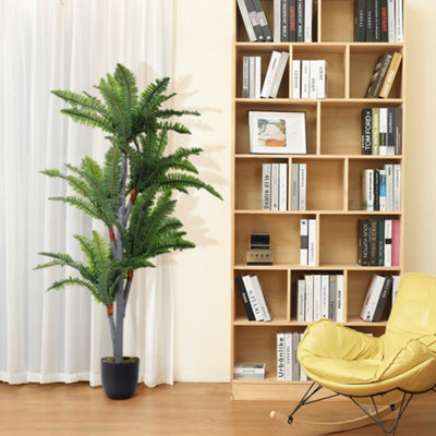 Darphe The Artificial Persian Grass Decorative Plant In The Flower Pot Is 135 Centimeters Tall.