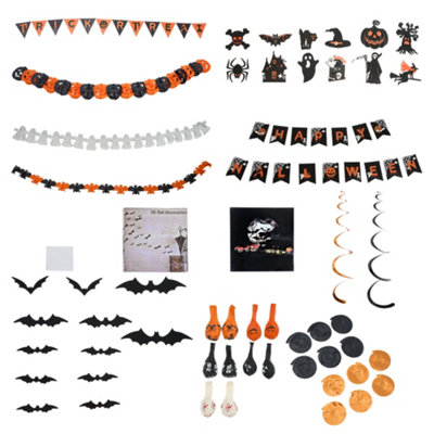Living And Home Halloween Funny Horror Decoration Banner Set