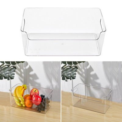 B&Q -  2-Pack 5.5L Clear Rectangular Plastic Food Storage Containers
