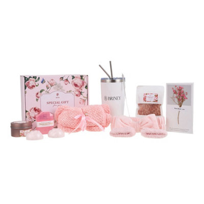 Living And Home Rose-Scented Spa Bath Gift Set