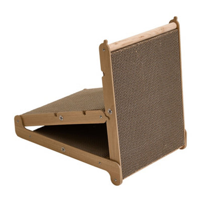 Living And Home Foldable Multi-Functional Cat Scratcher With Adjustable Angles112Cm L from B&Q