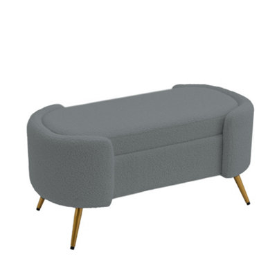 Darphe Luxurious Upholstered Accent Bench from B&Q
