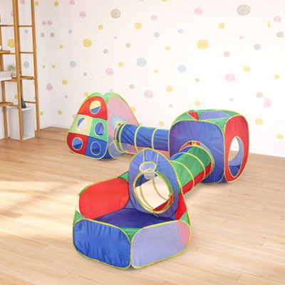 Darphe Kids Play Tent Set Pop Up Portable Playhouse With Ball Pit Play Tunnel from B&Q