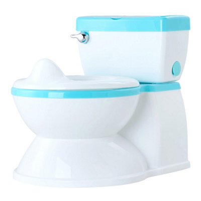 Living And Home Blue Toddler Potty Toilet With Realistic Flushing Sound from B&Q