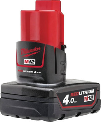 Image of Milwaukee M 12 B 4 Li-Ion Battery 12 V 4.0 Ah, Multi