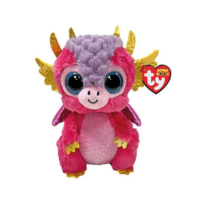 Ty Beanie Boo 15Cm Mia Dragon Adorable Cuddly Plush from B&Q