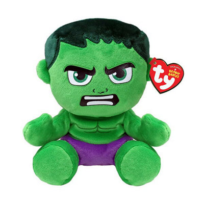 Ty Beanie Babies Soft Marvel Hulk