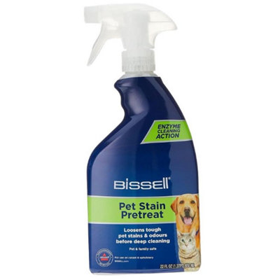 Bissell Pet Stain Pretreat Carpet And Upholstery Spray 650Ml from B&Q