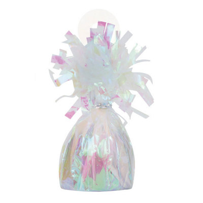 Unique Iridescent Foil Balloon Weight from B&Q