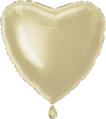 Unique Gold Solid Heart Foil Balloon 18" from B&Q