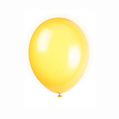 B&Q -  Pack Of 50 Lemon Yellow 12" Latex Balloons