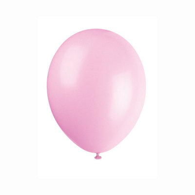 B&Q -  Pack Of 50 Powder Pink 12" Latex Balloons