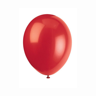B&Q -  Pack Of 50 Cherry Red 12" Latex Balloons