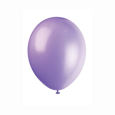 B&Q -  Pack Of 50 Lilac Lavender 12" Latex Balloons