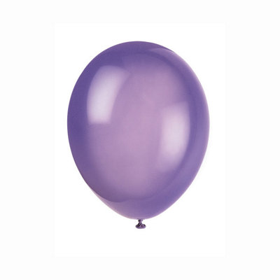 B&Q -  Pack Of 50 Midnight Purple 12" Latex Balloons