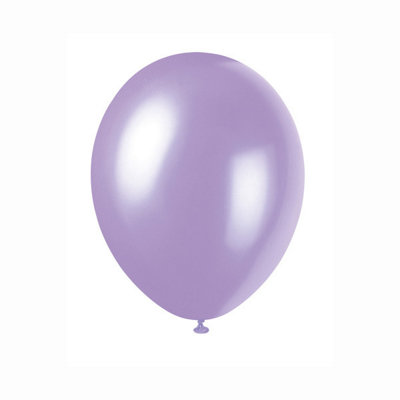 B&Q -  Pack Of 50 Lovely Lavender 12" Latex Balloons