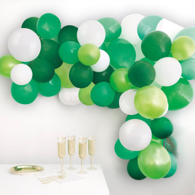 Unique 40 Pieces Assortment Green Balloon Arch Kit from B&Q