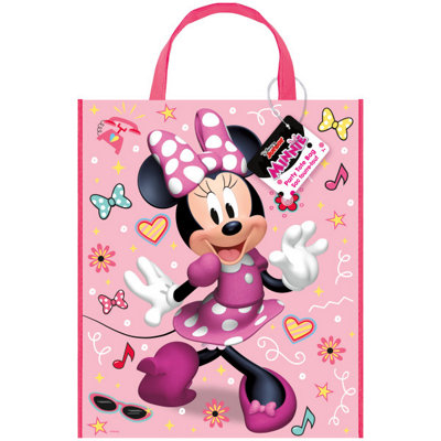 B&Q Disney Iconic Minnie Mouse Party Gift Tote Bag 13" X 11"