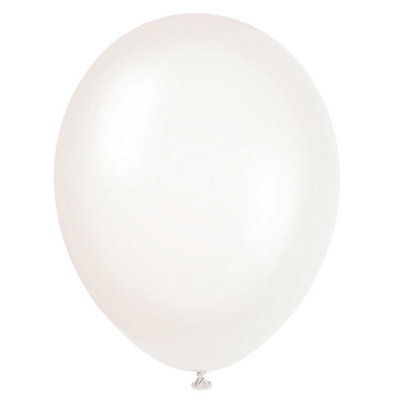 B&Q -  Pack Of 10 Transparent 12" Premium Latex Balloons
